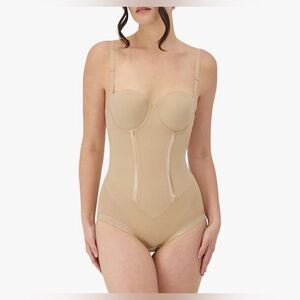 Maidenform Ultra Firm Control Built-in-bra Body Shaper Beige Size 38DD